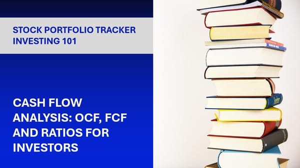 Stock Portfolio Tracker Investing 101 series cover image