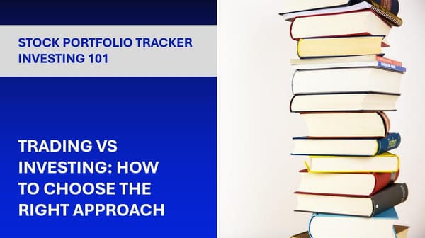Stock Portfolio Tracker Investing 101 series cover image